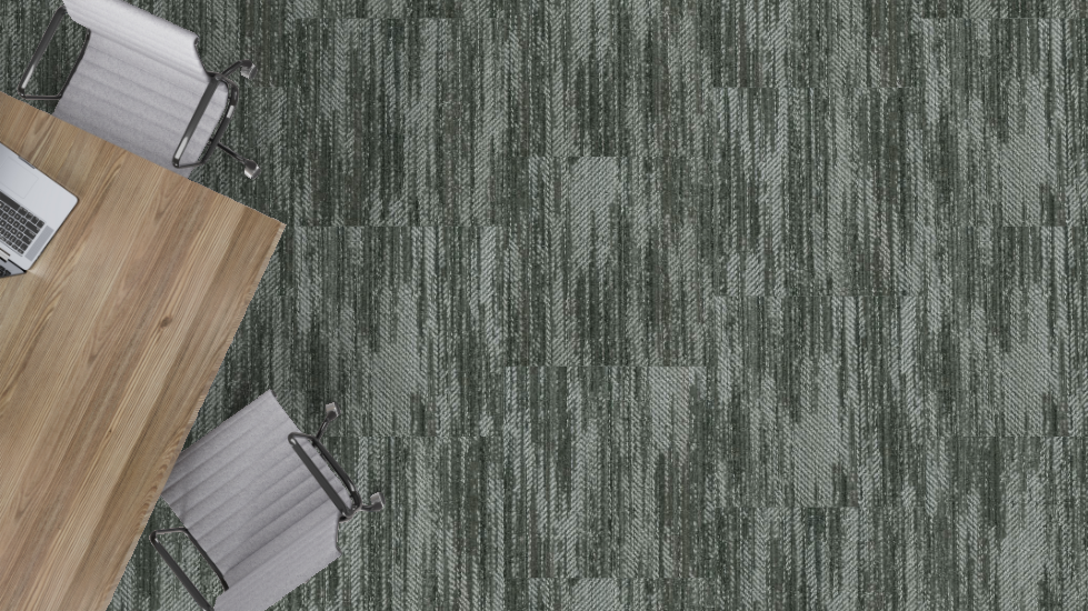 Mohawk - Denim Culture - Made to Last - 24 in. x 24 in. - Commercial Carpet Tile - Grey Wash Installed
