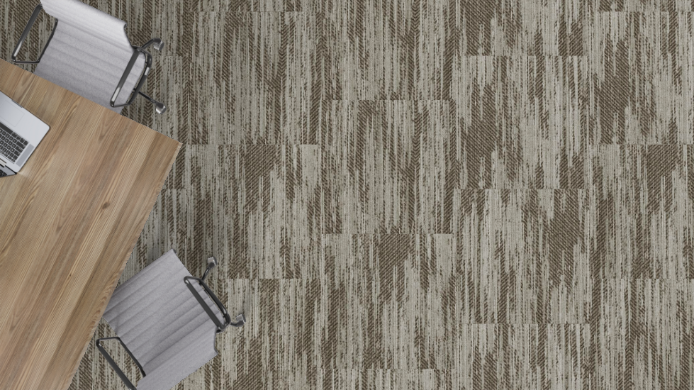 Mohawk - Denim Culture - Made to Last - 24 in. x 24 in. - Commercial Carpet Tile - Vintage Wash Installe