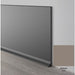 Mohawk - Elemental Edges - 6 in. Crisp Edge Rubber Coved Wall Base Rolls - Ashen