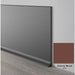 Mohawk - Elemental Edges - 6 in. Crisp Edge Rubber Coved Wall Base Rolls - Cherry Wood