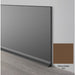 Mohawk - Elemental Edges - 6 in. Crisp Edge Rubber Coved Wall Base Rolls - Chocolate