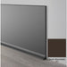 Mohawk - Elemental Edges - 6 in. Crisp Edge Rubber Coved Wall Base Rolls - Dark Chocolate