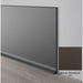 Mohawk - Elemental Edges - 6 in. Crisp Edge Rubber Coved Wall Base Rolls - Deep Chestnut