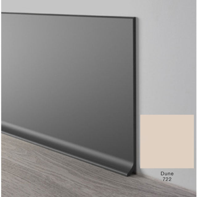 Mohawk - Elemental Edges - 4.5 in. Crisp Edge Rubber Coved Wall Base - Dune