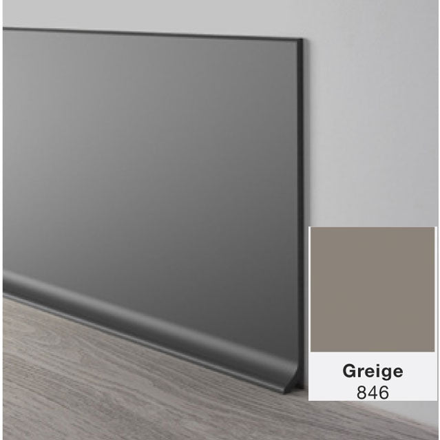 Mohawk - Elemental Edges - 4.5 in. Crisp Edge Rubber Coved Wall Base - Greige