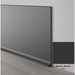 Mohawk - Elemental Edges - 6 in. Crisp Edge Rubber Coved Wall Base Rolls - Matte Black