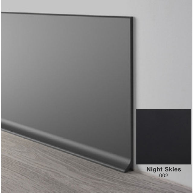 Mohawk - Elemental Edges - 6 in. Crisp Edge Rubber Coved Wall Base Rolls - Night Skies