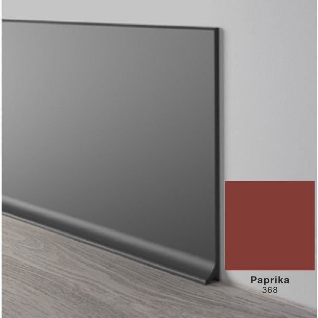 Mohawk - Elemental Edges - 4.5 in. Crisp Edge Rubber Wall Base - Paprika