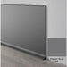 Mohawk - Elemental Edges - 6 in. Crisp Edge Rubber Coved Wall Base Rolls - Pepper Gray