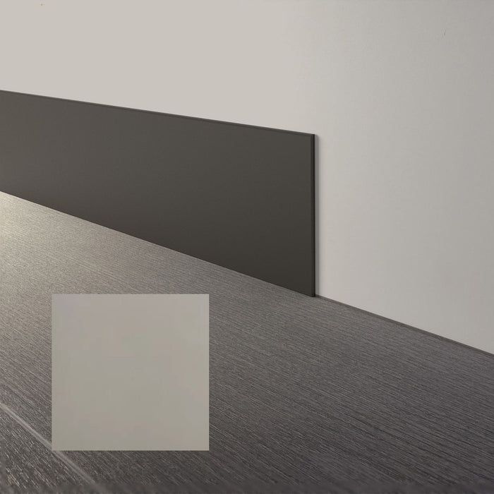 Mohawk - Elemental Edges - 6 in. x 48 in. Straight Rubber Wall Base - Dove