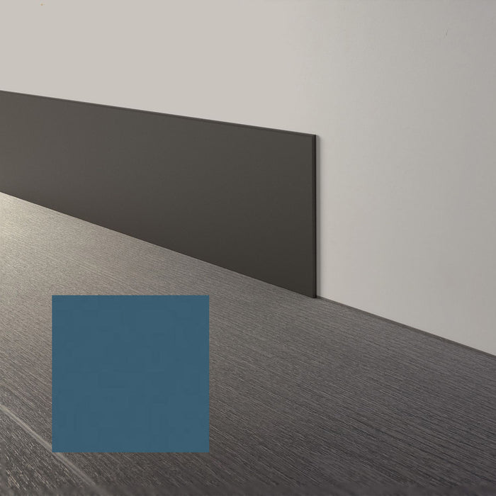 Mohawk - Elemental Edges - 4 in. x 120 ft. Straight Rubber Wall Base - Dark Teal