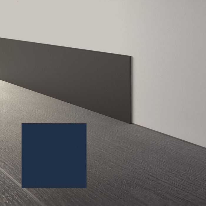 Mohawk - Elemental Edges - 4 in. x 120 ft. Straight Rubber Wall Base - Midnight Blue