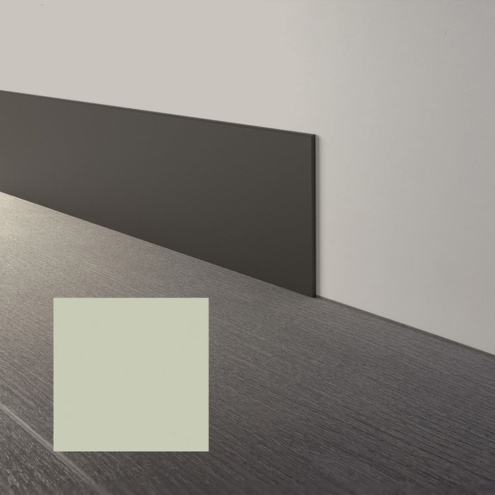 Mohawk - Elemental Edges - 4 in. x 120 ft. Straight Rubber Wall Base - Minty