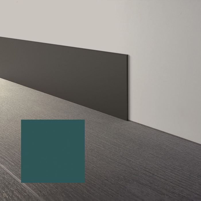 Mohawk - Elemental Edges - 4 in. x 120 ft. Straight Rubber Wall Base - Forest Green