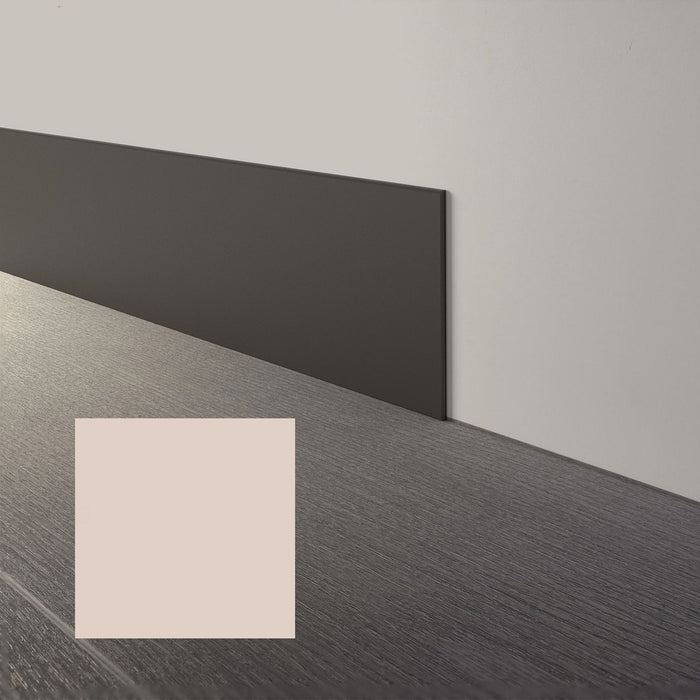 Mohawk - Elemental Edges - 4 in. x 48 in. Straight Rubber Wall Base - Dune