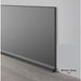 Mohawk - Elemental Edges - 6 in. Crisp Edge Rubber Coved Wall Base Rolls - Winter Gray