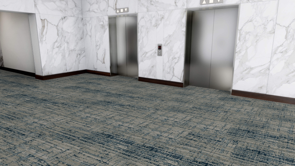 Mohawk - Emanating Echoes - Introspective Thoughts - 24 in. x 24 in. - Commercial Carpet Tile - Wickham Installe