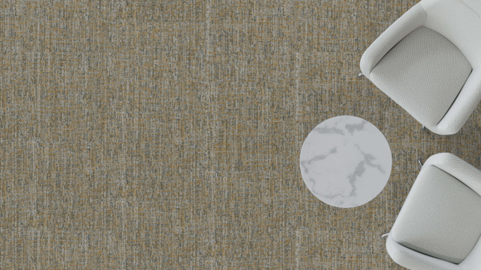 Mohawk - Emanating Echoes - Quiet Musings - 24 in. x 24in. - Commercial Carpet Tile - Lydia Installed