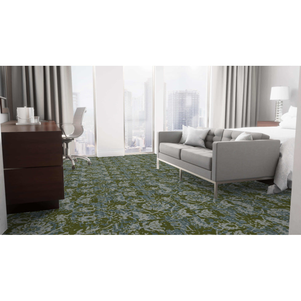 Mohawk - Emanating Echoes - Remnant - 24 in. x 24 in. - Commercial Carpet Tile - Elizabeth Installed