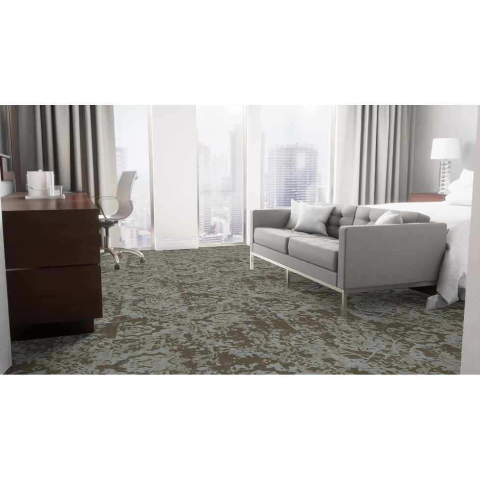 Mohawk - Emanating Echoes - Remnant - 24 in. x 24 in. - Commercial Carpet Tile - Jane Installed