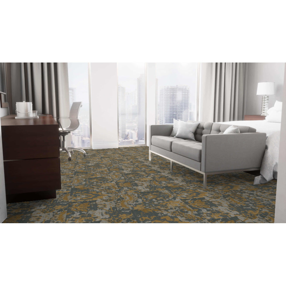 Mohawk - Emanating Echoes - Remnant - 24 in. x 24 in. - Commercial Carpet Tile - Lydia Installed