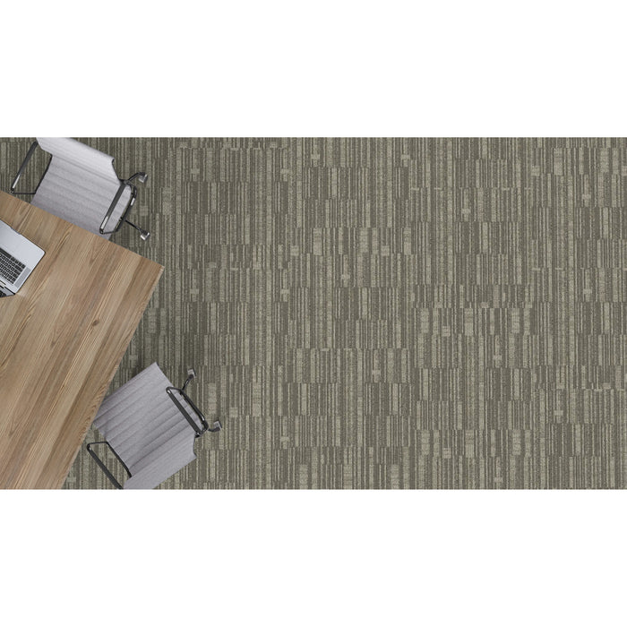Mohawk Group - Expedition - Lithosphere GT334 - Commercial Carpet Tile - 739 Glacier Installed