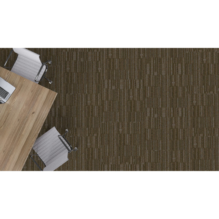 Mohawk Group - Expedition - Lithosphere GT334 - Commercial Carpet Tile - 856 Sediment Installed
