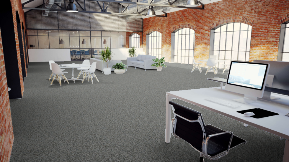 Mohawk - Faculty Renewal - 24 in. x 24 in. - Commercial Carpet Tile - Harding Icefield Installed