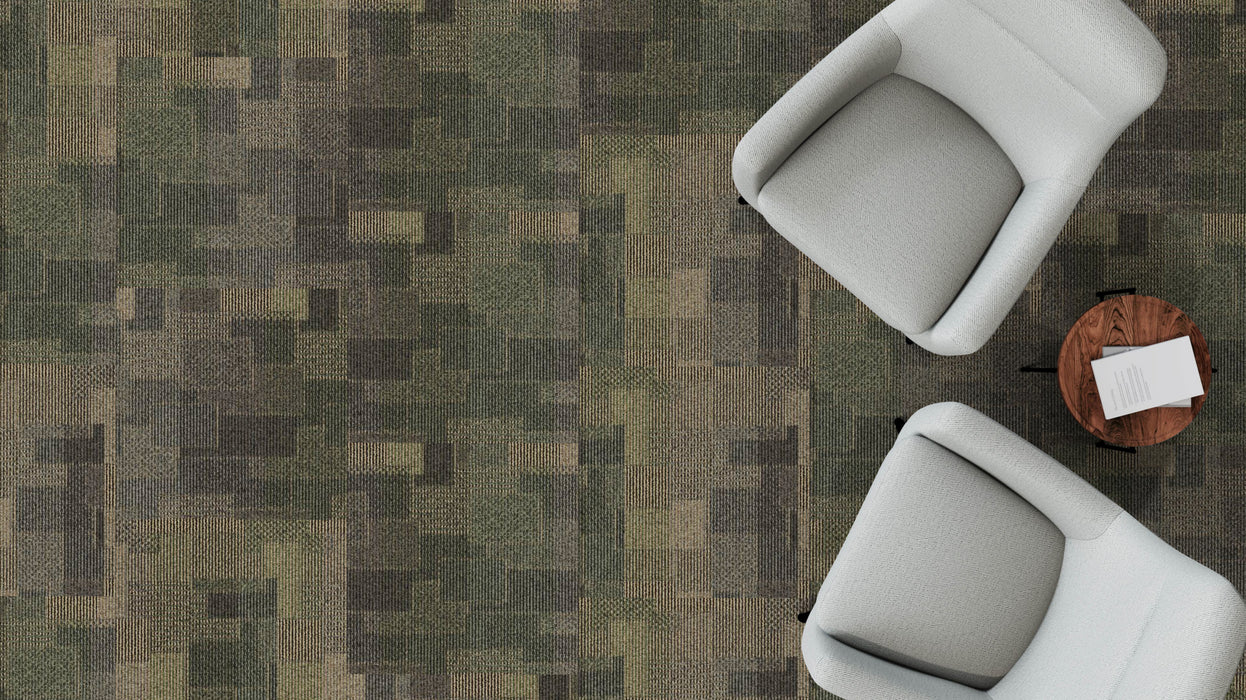 Mohawk - First One Up II BT443 - 24 in. x 24 in. - Commercial Carpet Tile - 869 Immediate Installed