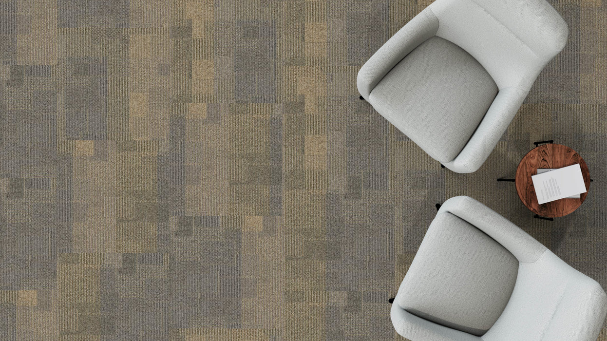 Mohawk - First One Up II BT443 - 24 in. x 24 in. - Commercial Carpet Tile - 727 Priority Installed
