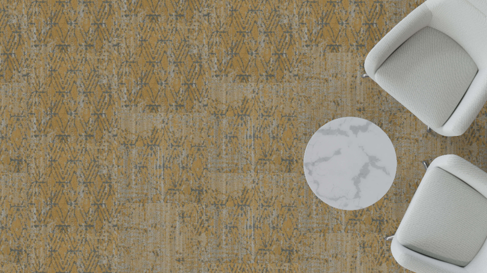 Mohawk - Emanating Echoes - Fluent Grace - 24 in. x 24 in. - Commercial Carpet Tile - Lydia Installed