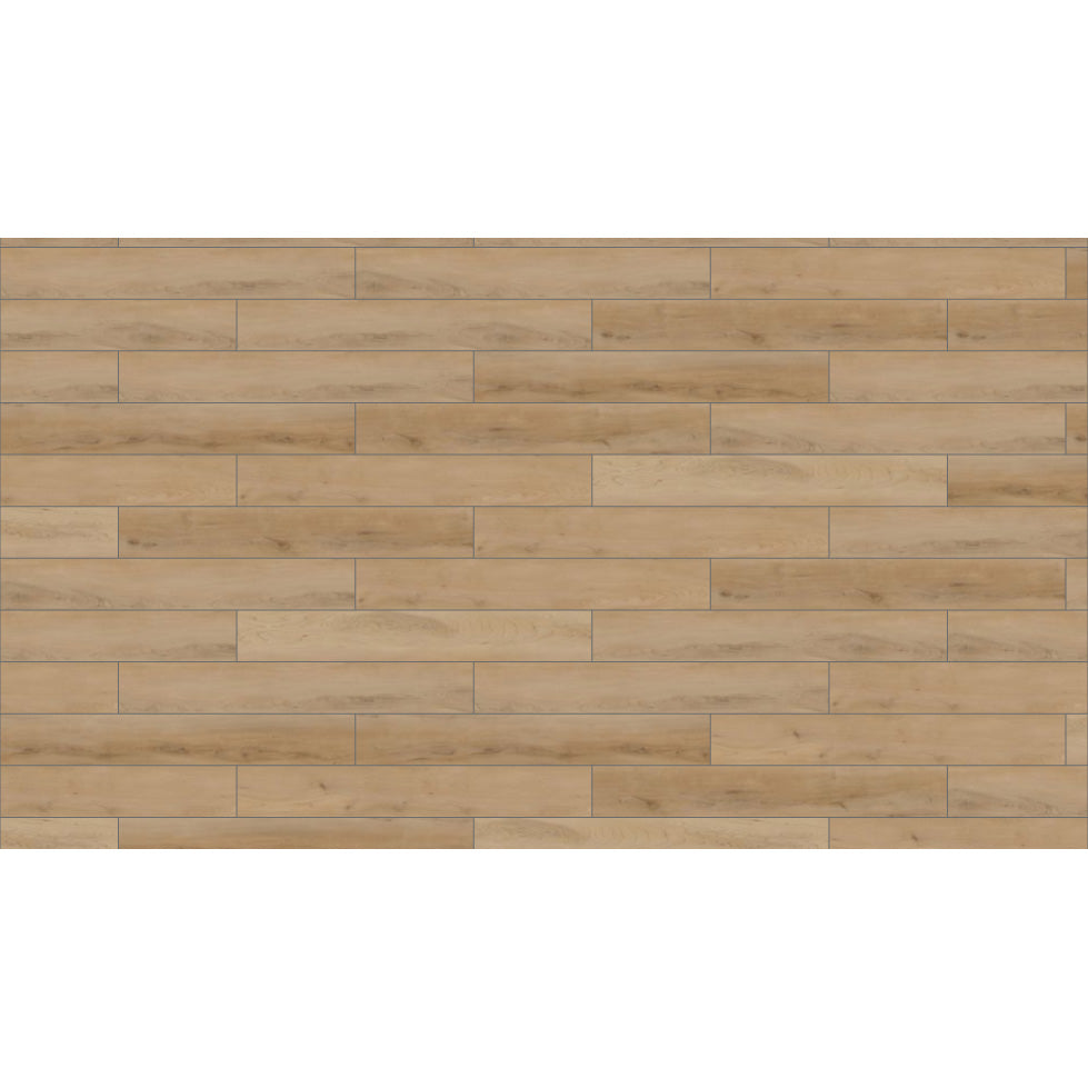 Mohawk - Hot and Heavy II - Secoya 5.0 - 9.84 in. x 59.60 in. - Luxury Vinyl Tile - Amber Maple Installed