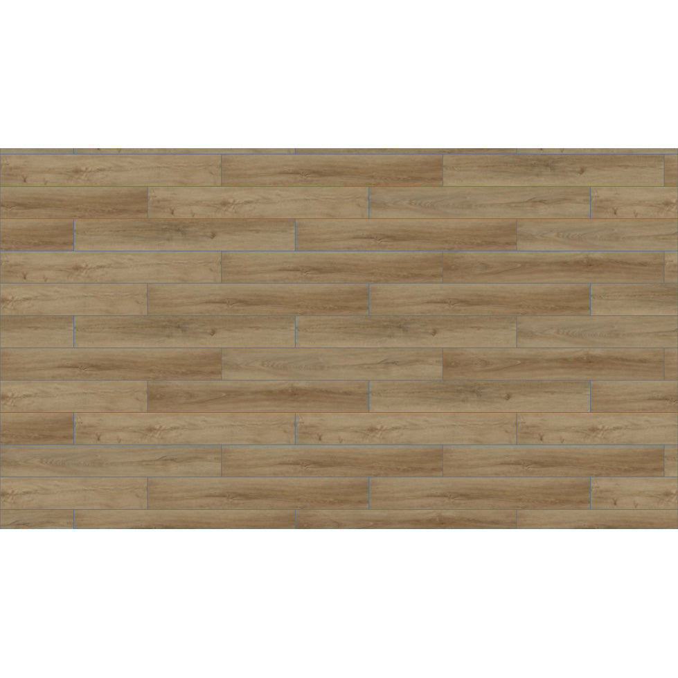 Mohawk - Hot and Heavy II - Secoya 2.5 - 7 in. x 48 in. - Luxury Vinyl Tile - Caramel Oak Installed