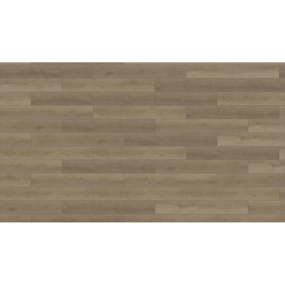 Mohawk - Hot and Heavy II - Secoya 5.0 - 9.84 in. x 59.60 in. - Luxury Vinyl Tile - Hazelnut Oak Installed