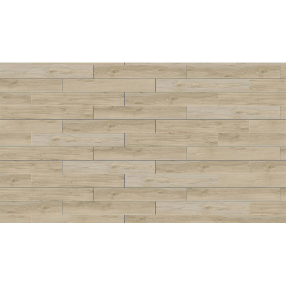 Mohawk - Hot and Heavy II - Secoya 5.0 - 9.84 in. x 59.60 in. - Luxury Vinyl Tile - Pure Maple Installed