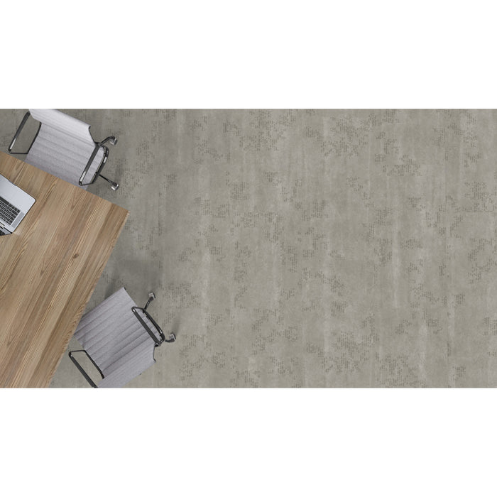 Mohawk - Hot & Heavy II - ConnectD 2.5 C2115 - 18 in. x 36 in. Luxury Vinyl - 940 Balanced Charcoal Installed