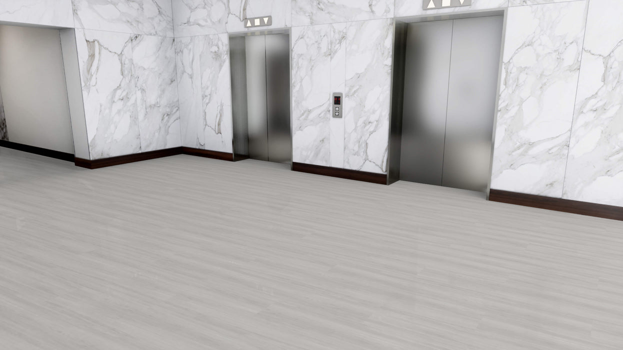 Mohawk - Hot and Heavy II - Neutral Timber 5.0 - 9.84 in. x 59.06 in. - Luxury Vinyl Tile - Cloud Oak Installed