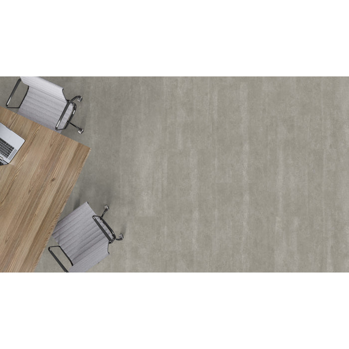 Mohawk - Hot & Heavy II - Chromascope 5.0 C2114 - 18 in. x 36 in. Luxury Vinyl - 940 Balanced Charcoal Installed