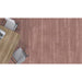 Mohawk - Hot & Heavy II - Chromascope 5.0 C2114 - 18 in. x 36 in. Luxury Vinyl - 344 Muted Maroon Installed