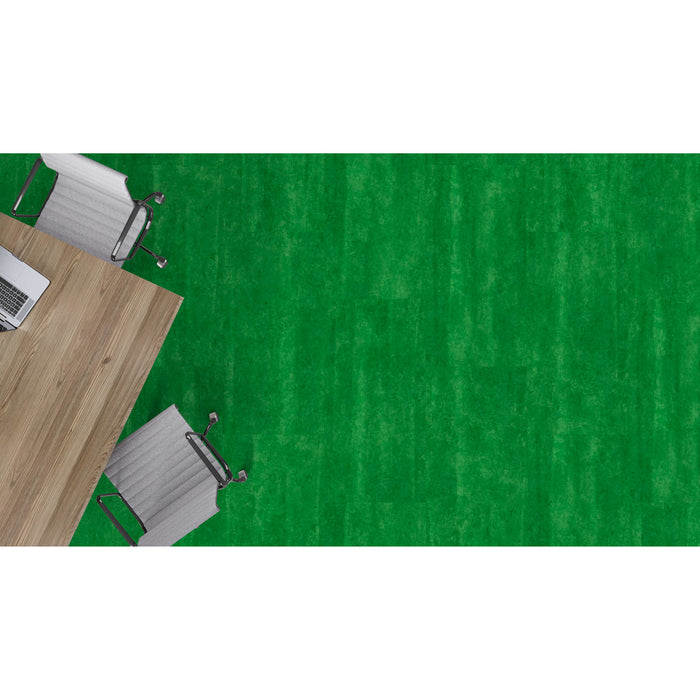 Mohawk - Hot & Heavy II - Chromascope C2113 - 18 in. x 36 in. Luxury Vinyl - 790 Restorative Green Installed
