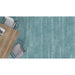 Mohawk - Hot & Heavy II - Chromascope C2113 - 18 in. x 36 in. Luxury Vinyl - 672 Tranquil Teal Installed