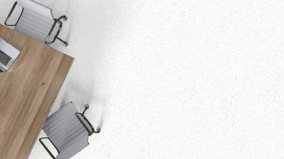 Mohawk - Hot and Heavy II - Terrazzo 2.5 - 18 in. x 36 in. - Luxury Vinyl Tile - Calcite Installed