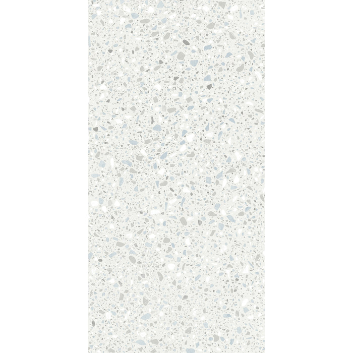 Mohawk - Hot and Heavy II - Terrazzo 2.5 - 18 in. x 36 in. - Luxury Vinyl Tile - Calcite