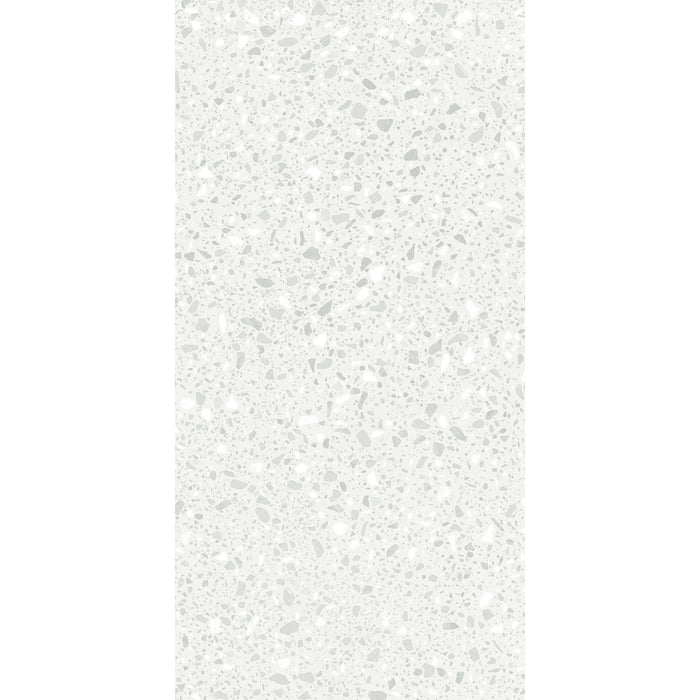 Mohawk - Hot and Heavy II - Terrazzo 2.5 - 18 in. x 36 in. - Luxury Vinyl Tile - Grit