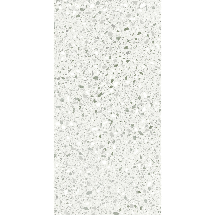 Mohawk - Hot and Heavy II - Terrazzo 2.5 - 18 in. x 36 in. - Luxury Vinyl Tile - Verdant