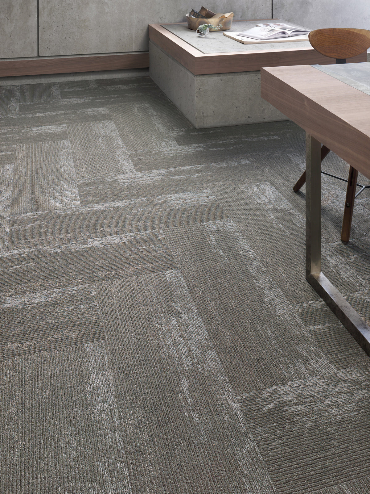 Mohawk Group - Iconic Earth - Metalmorphic - Commercial Carpet Tile - Downing Stone Metall
