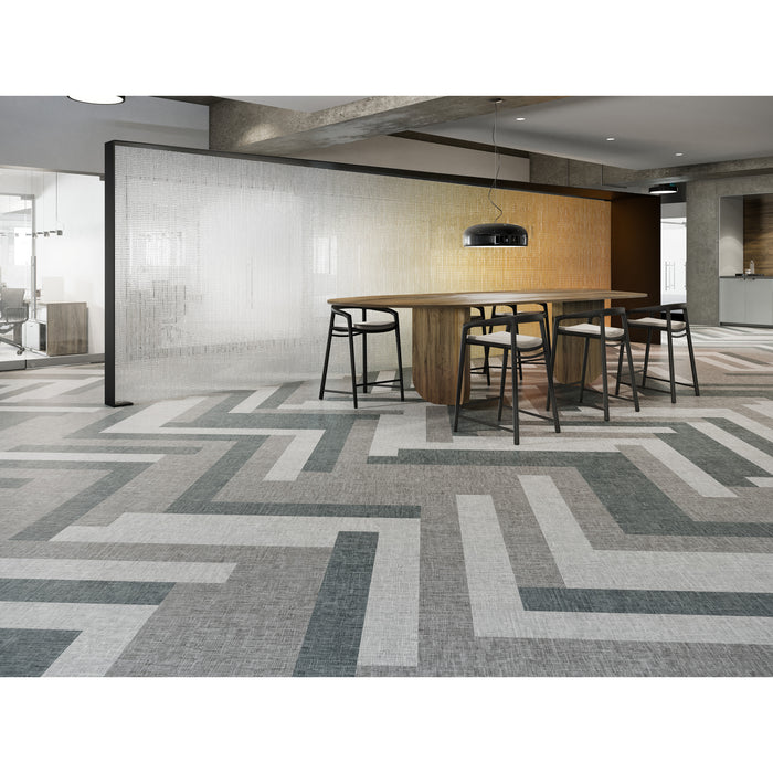 Mohawk - Large & Local - Rendered Flax - 6 in. x 48 in. Luxury Vinyl - Installed