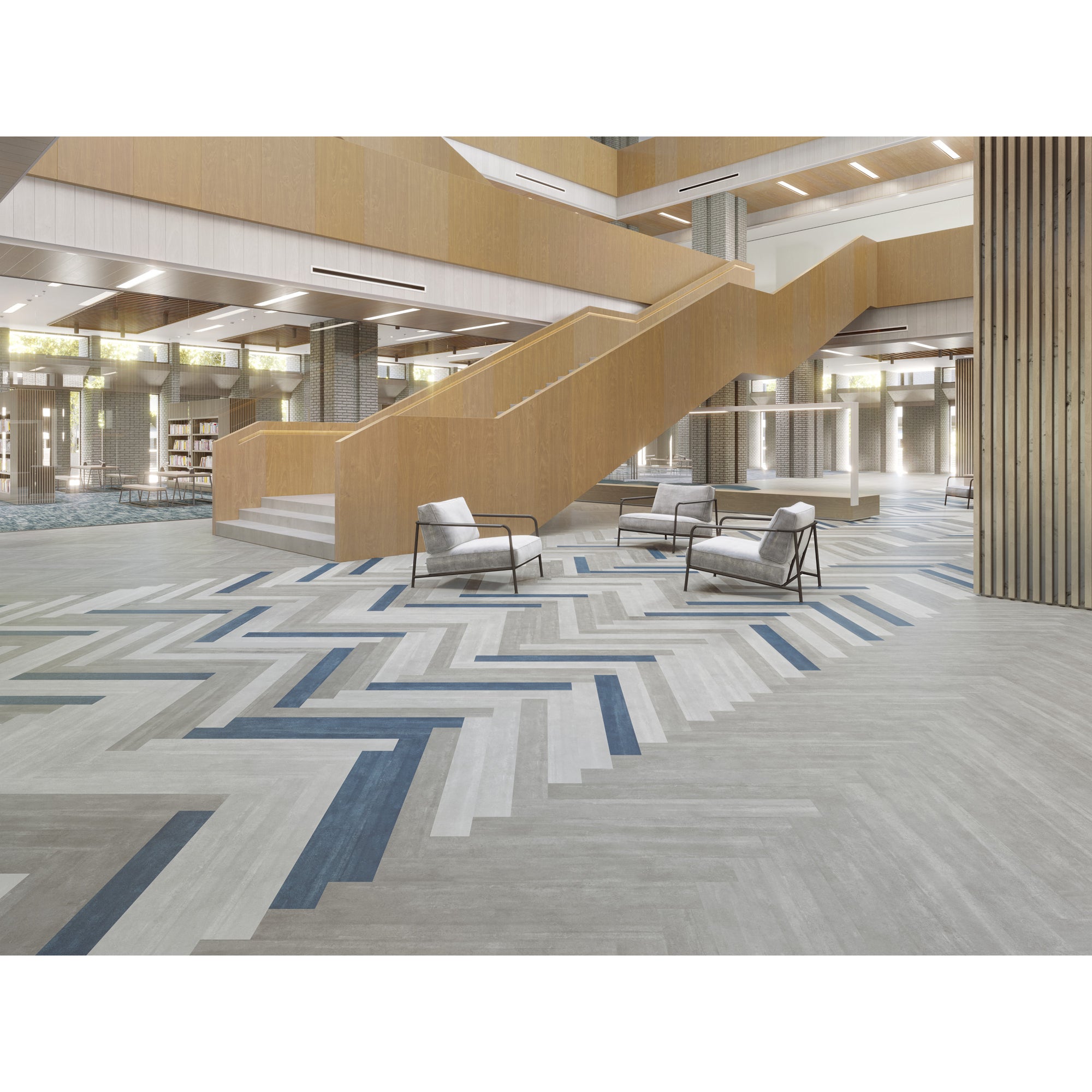 Mohawk - Large & Local - Rugged Foundation - 6 in. x 48 in. Luxury Vinyl - Moonstone