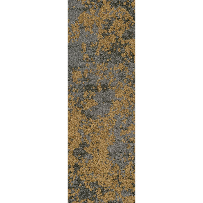 Mohawk - Lichen Community - Macro Bloom II GT474 - 12 in. x 36 in. - Commercial Carpet Tile - 831 Gold Dust Bark