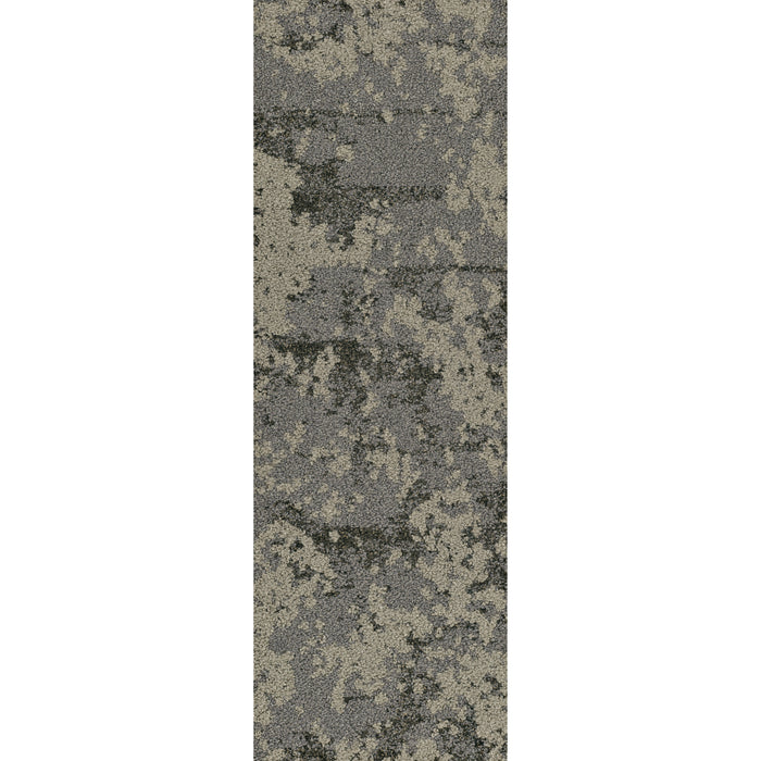 Mohawk - Lichen Community - Macro Bloom II GT474 - 12 in. x 36 in. - Commercial Carpet Tile - 847 Velvet Snow Bark